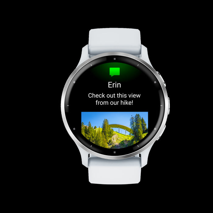 Garmin Venu® 3 Montre Intelligente Gps - Suivi De Sante Avec 14 Jours D'autonomie, 45mm - Boitier Blanc