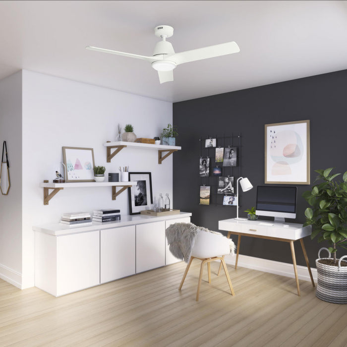 Ventilateur de plafond Aeronaut avec luminaire - Blanc