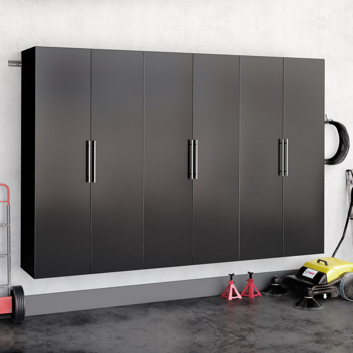 Hangups Armoire De Rangement De Garage 108 Pouces, Ensemble E De 3 Pieces – Noir