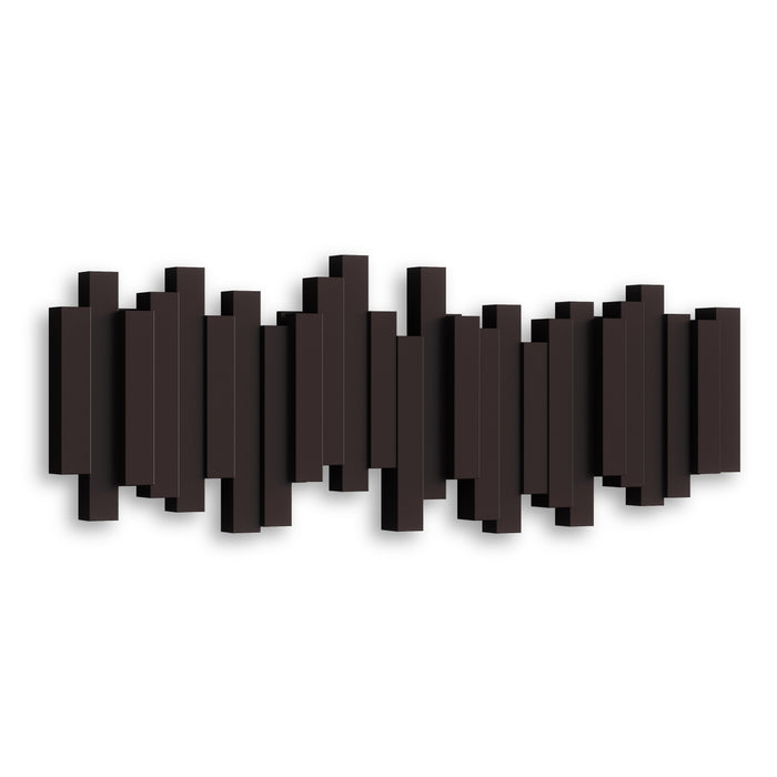 Portemanteau mural moderne Sticks de Umbra - espresso