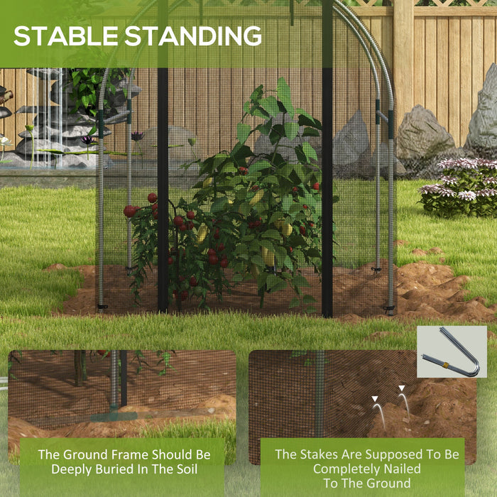 Outsunny Protection pour plantes 4.9' x 3.9' contre les animaux