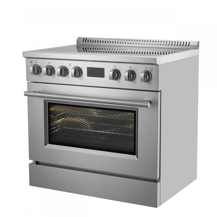 Cuisiniere a induction Torino de 36 po, acier inoxydable – FFSIN0936-36