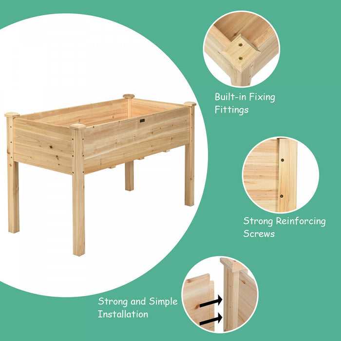 Jardiniere En Bois Sur Pieds