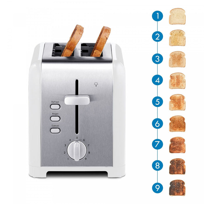 Grille-pain Kenmore blanc à 2 tranches - KKTS2SW