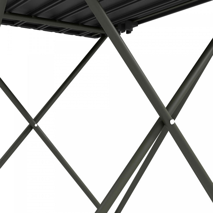 Table De Camping Pliante Outsunny, Table De Pique-nique Portable Avec Sac De Transport, Noir