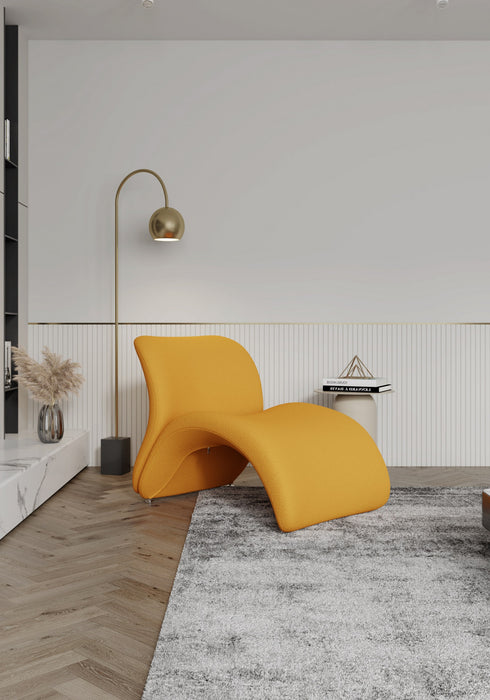 Fauteuil d’appoint moderne Rosebud 1 piece en fuchsia, rouge et jaune