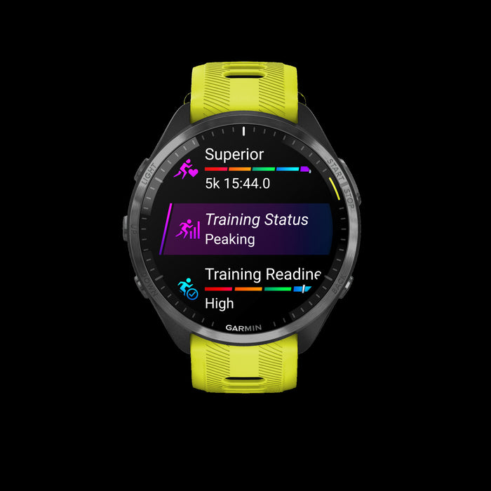 Garmin Forerunner® 965 Montre Gps Intelligente - Suivi De Fitness Avec Gps Multi-bande - Jaune Amp