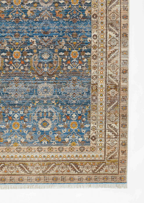 Tapis Traditionnel Gianna 8'0\" x 10'0\" en Bleu