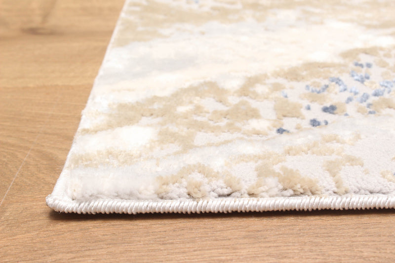 Tapis Contemporain/Moderne Bloom 8'0\" x 10'0\" en Bleu