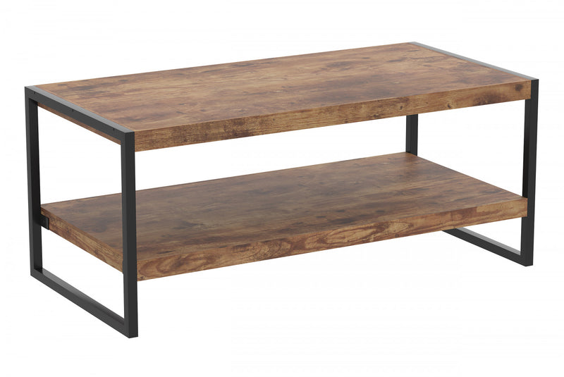 Table à café de 47 po - bois recyclé brun