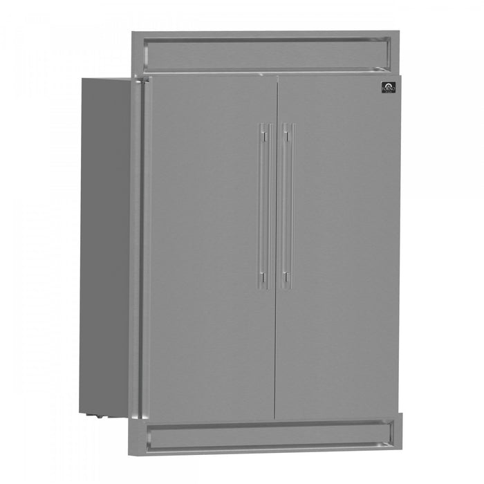 Refrigerateur convertible Maderno de 60 po, 27,2 pi³, avec grille decorative – FFFFD1722-60S