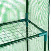 Outsunny 56" X 29" X 77" Mini Greenhouse, Walk-in Greenhouse, Garden Hot House With 4 Shelves, Roll-|Outsunny Mini Serre, Serre De Jardin Avec 4 Etageres, Porte A Enroulement