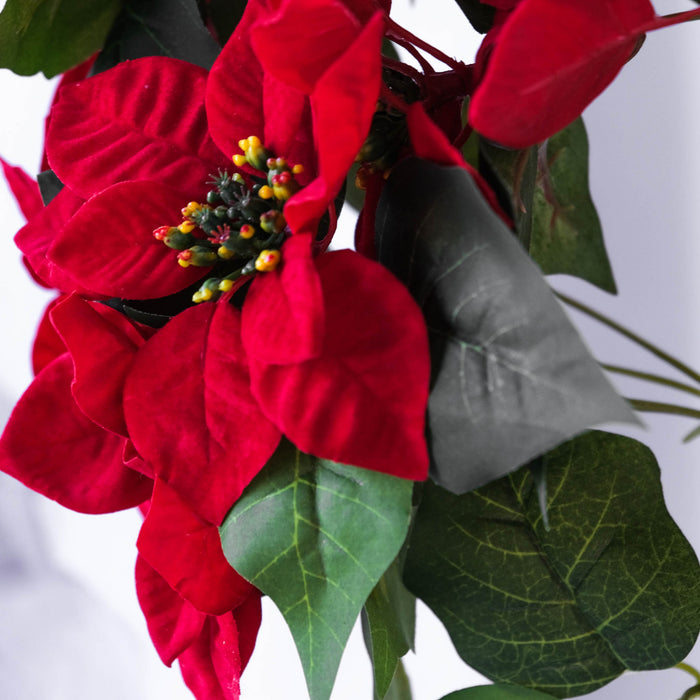 Arbre poinsettia rouge de 47 po