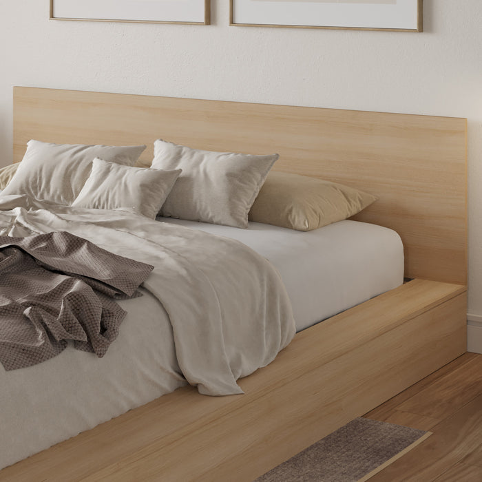 Kanso Lit a Plateforme Basse avec Tete de Lit