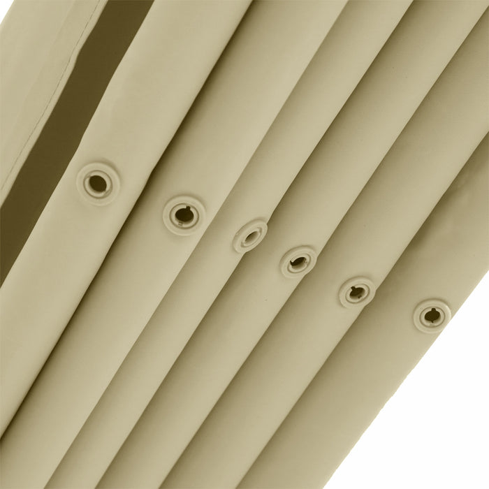 Pergola Retractable 3,5l X 3,5l X 2,30h M Structure Metal Epoxy Anticorrosion Noire + Toile Polyester Haute Densite 180 G/mĠ Incluse Beige