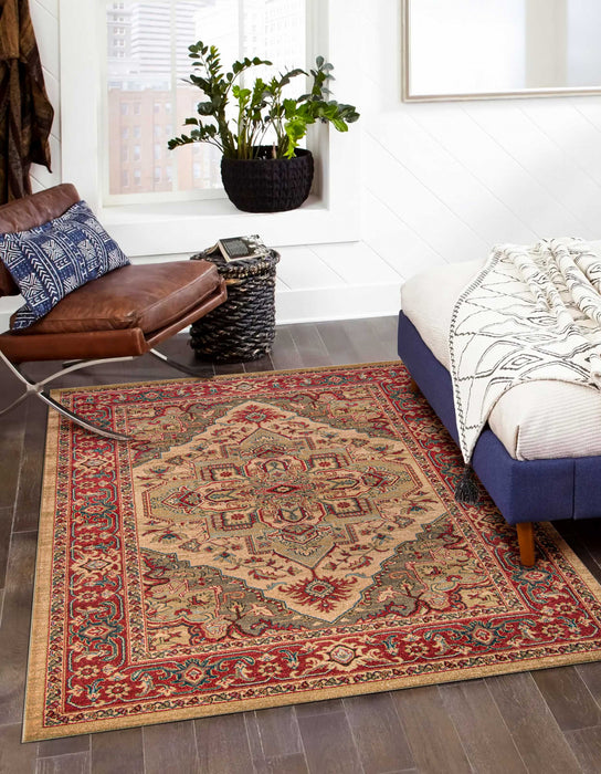 Tapis Traditionnel Lux 9'3\" x 12'6\" en Ivoire