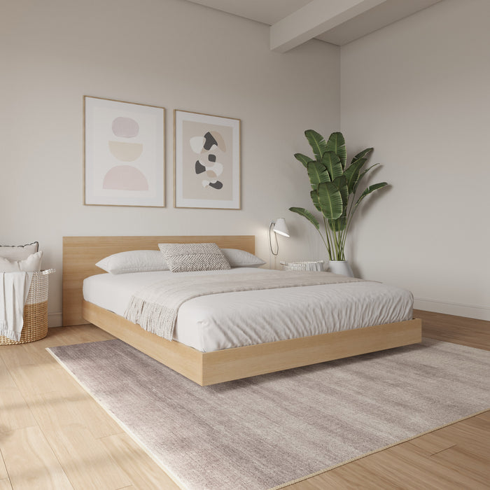 Lit plateforme bas Satori avec tete de lit King