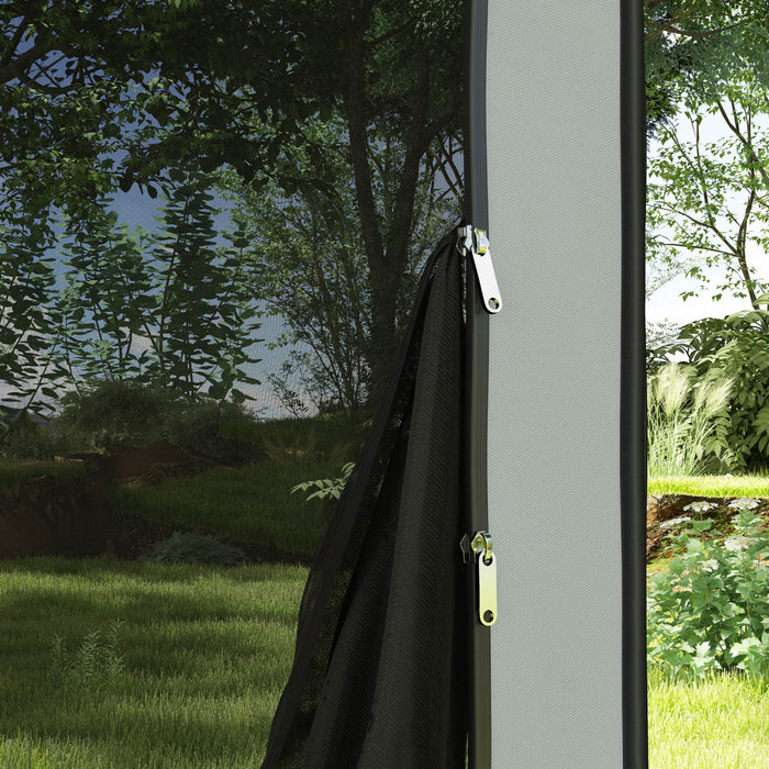 Outsunny Tente Moustiquaire , Tonnelle De Camping Upf50+, Sac De Transport