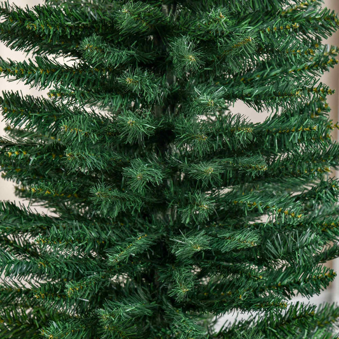 Homcom Arbre De Noel Artificiel En Forme De Crayon De 7 Pieds Avec 499 Branches