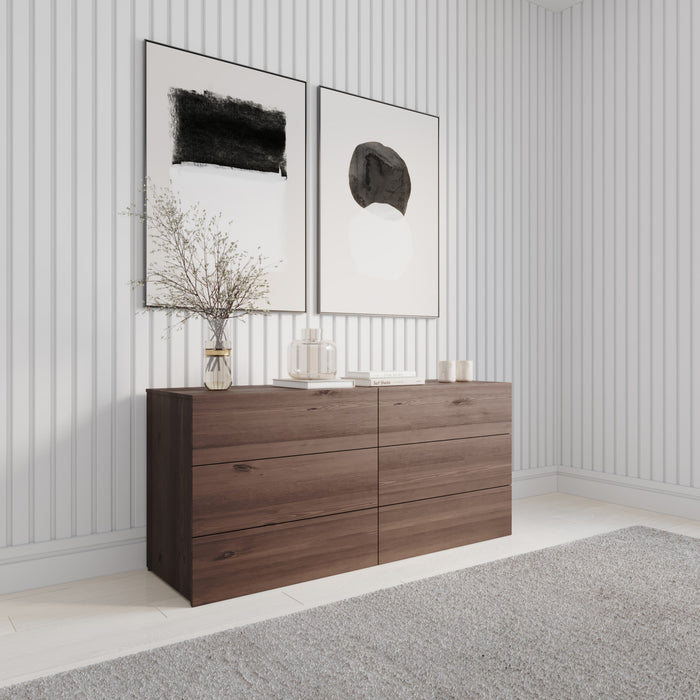 Commode James Nordika Nexera à 6 tiroirs - truffe