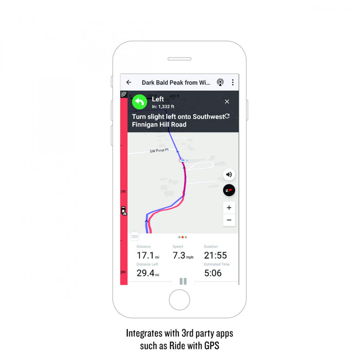 Garmin Varia™ Rtl515 Radar De Recul Avec Feu Arriere - Alerte Pour Les Vehicules Approchants Et Facile A Monter