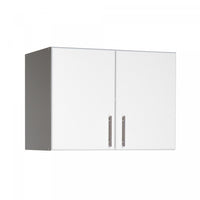 Armoire murale superposable Elite de 32 po - blanche