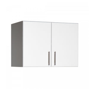 Armoire murale superposable Elite de 32 po - blanche