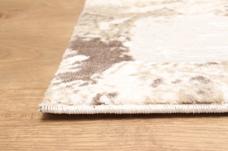 Tapis Contemporain/Moderne Echo 5'0\" x 8'0\" en Brun clair