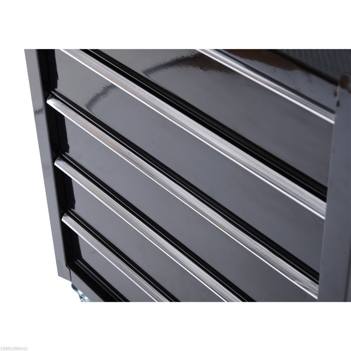 Homcom Armoire A Outils Roulante En Acier A 5 Tiroirs