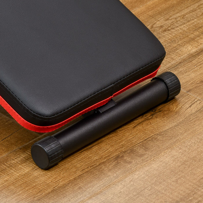 Soozier Banc D'exercice Entrainement Support Reglable Pliable Pour L'exercice De Gym A Domicile, Noir