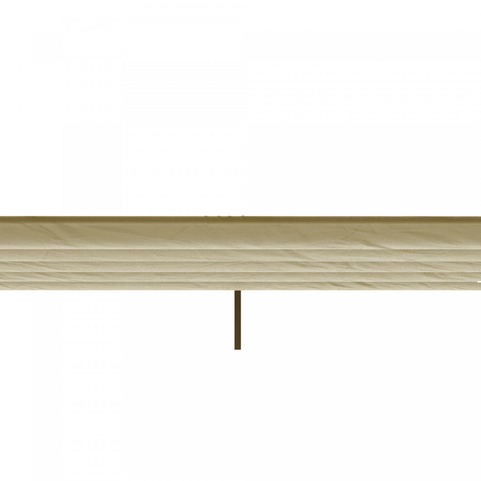 Outsunny Auvent De Pergola Petractable De Remplacement Pour Pergola De 13,1' X 9,8', Remplacement De La Couverture De Pergola, Beige