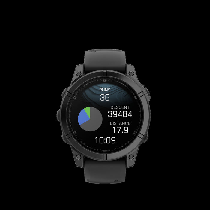  Slate Gray Steel With Black Silicone Band