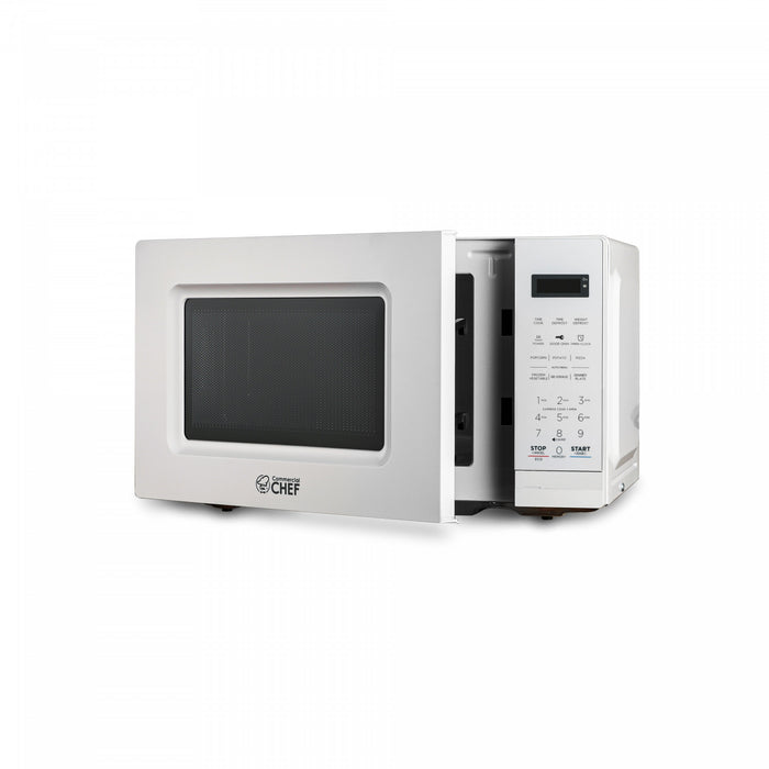 Four a micro-ondes de comptoir Commercial Chef serie CHM, 0,7 pi³, CHM7MW, blanc