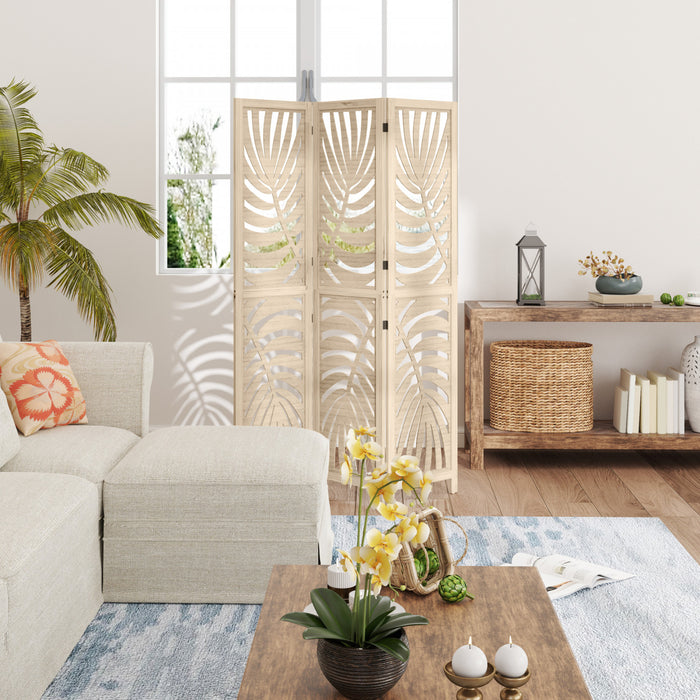 Homcom Separateur De Piece A 3 Panneaux, Ecran De Confidentialite Portable