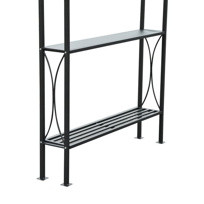 Outsunny 8' X5' Gazebo Tente Pavillon Bbq Grill Jardin Parasol