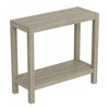 Console de 26 po avec 1 tablette - taupe foncé