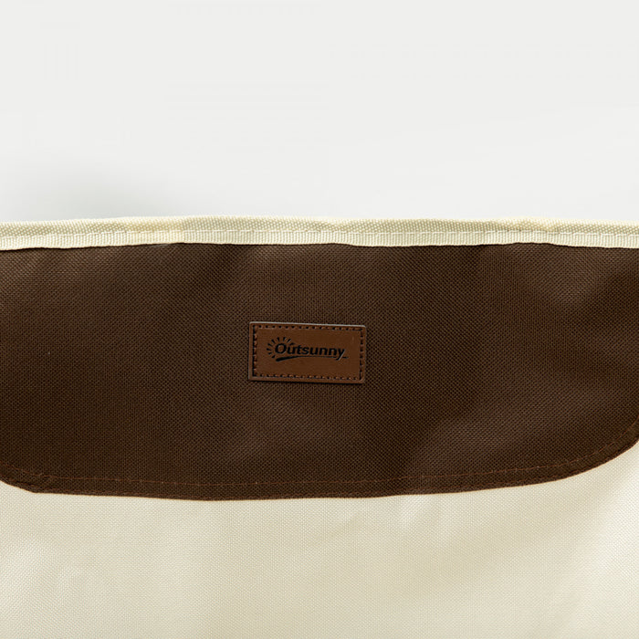 Outsunny chaise de Camping legere pour adultes avec poche laterale de sac