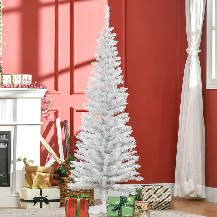 Homcom Arbre De Noel, Arbre De Noel Fin Avec Branches Realistes