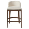 Calista Rubber Wood Counter Stool Set of 2,Walnut | Calista – Lot de 2 tabourets de comptoir en bois d’hevea, finition noyer