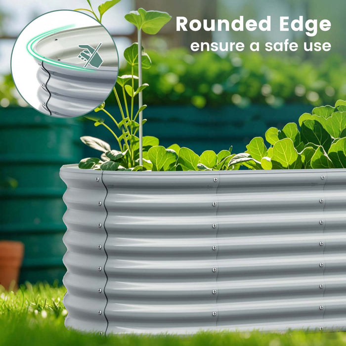 Costway Souleve Kit De Lit De Jardin Planter Souleve Boites De Jardin Exterieures 65\" X 32\" X 24\"