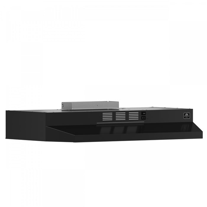 Hotte de cuisiniere sous armoire Cappa de 30 po en noir- FRHUC5200-30