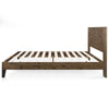 Tonja Wood Platform Bed with Headboard in Brown - Full Size | Tonja lit plateforme en bois avec tête de lit brun - Double
