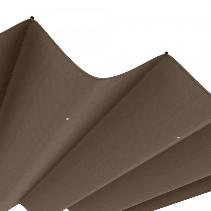 Outsunny Toit De Pergola Retractable, Couverture Pare-soleil De 9,8' X 7,1'