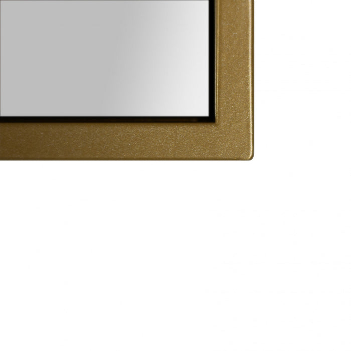 Miroir Border de 36 po doré