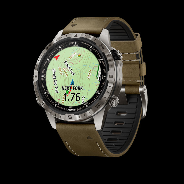 Garmin Marq® Adventurer (gen 2) Montre Connectee De Luxe - Durable Avec Ecran Amoled Et Boitier En Titane
