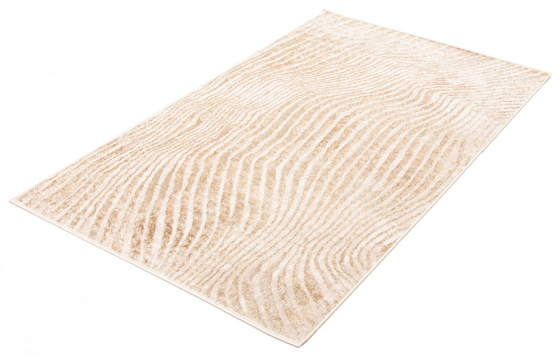 Carpette Kamala ivoire - 5 pi 0 po x 8 pi 0 po