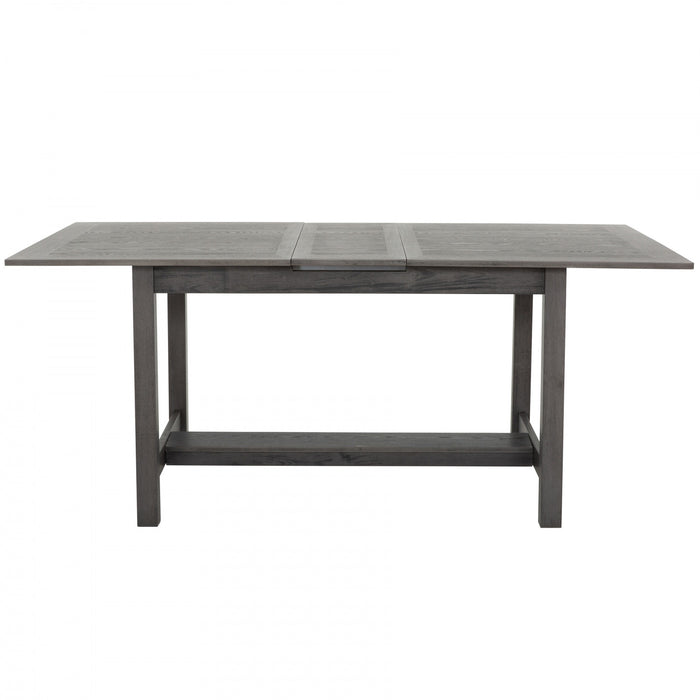 Ensemble de salle a manger extensible Ashford 5 pieces en bois massif avec rallonge autorangeable (4 a 6 places)