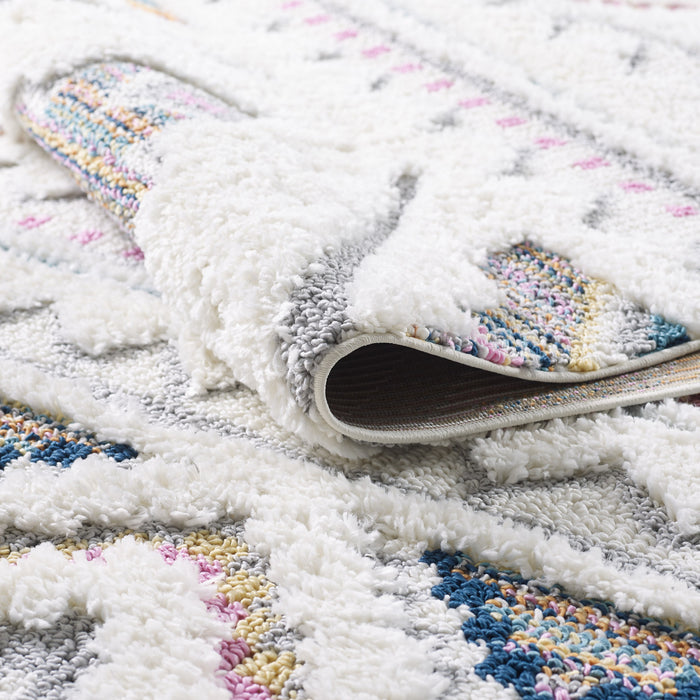 Carpette à poil long Lola bohème - 2 pi 7 po x 8 pi