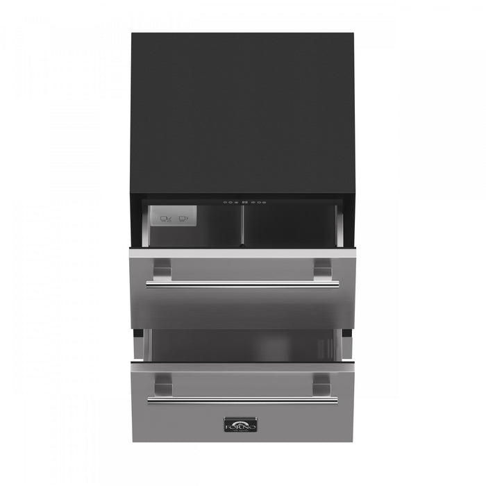 Congelateur a tiroirs Cosenza de 24 po avec machine a glacons, 4,69 pi³ – FDRBI1838-24S