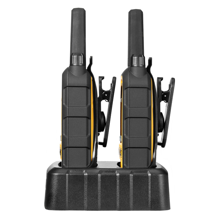2 Talkies-walkies Dewalt Dxfrs800 - 2 Watts, Robustes, Radios Bidirectionnels Longue Portee A 22 Canaux